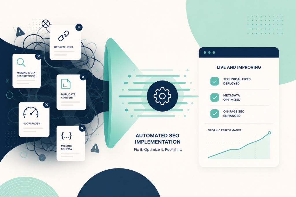 automated seo implementation for agencies